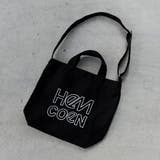 BLACK | HeM(ヘム)別注2WAYロゴトートバッグ | coen【men】