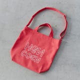 PINK | HeM(ヘム)別注2WAYロゴトートバッグ | coen【men】