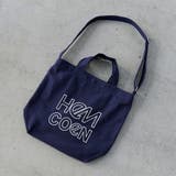 NAVY | HeM(ヘム)別注2WAYロゴトートバッグ | coen【men】
