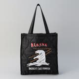 BLACK | 刺繍キルティングトートバッグ | coen【men】
