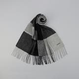 ワンポイント刺繍ウールチェックマフラー | coen【men】 | 詳細画像5 