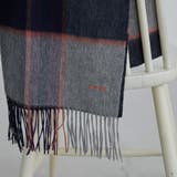 ワンポイント刺繍ウールチェックマフラー | coen【men】 | 詳細画像3 