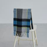 ワンポイント刺繍ウールチェックマフラー | coen【men】 | 詳細画像4 