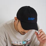 BLACK | ManhattanRecords（マンハッタンレコード）別注ロゴ刺繍CAP | coen【men】