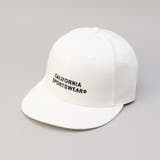 WHITE | 【カリフォルニアスポーツウェア】別注コットンツイルロゴキャップ | coen【men】