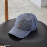 NAVY | coen限定/Disney(ディズニー)ダンガリーキャップ | coen【men】