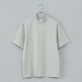 LT.GRAY | 【RONEL】PLATINGジャケットネックTシャツ | coen【men】