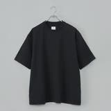 BLACK | 【RONEL】PLATINGワイドクルーネックTシャツ | coen【men】
