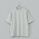 LT.GRAY | 【RONEL】PLATINGワイドクルーネックTシャツ | coen【men】