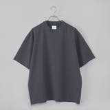 DK.GRAY | 【RONEL】ワイドクルーネックTシャツ | coen【men】