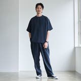 【RONEL】フクレ2重織イージーワイドパンツ | coen【men】 | 詳細画像7 