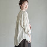【追加】リネンレーヨンバンドカラーシャツ | coen【women】 | 詳細画像9