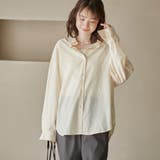 CREAM | 【冷房対策】シアーレギュラーシャツ | coen【women】