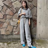 コットンレーヨンデニム半袖シャツ | coen【women】 | 詳細画像21 