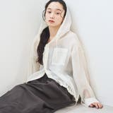 シアーワッシャーフーディシャツ | coen【women】 | 詳細画像2