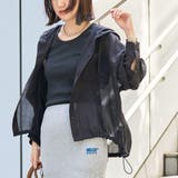 BLACK | シアーワッシャーフーディシャツ | coen【women】