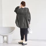 【再入荷 / 新色追加】ピンタックバンドカラーブラウス | coen【women】 | 詳細画像14