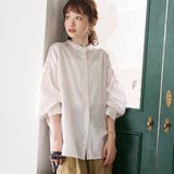 【再入荷 / 新色追加】ピンタックバンドカラーブラウス | coen【women】 | 詳細画像2