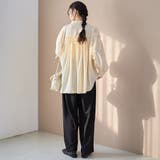 【再入荷 / 新色追加】ピンタックバンドカラーブラウス | coen【women】 | 詳細画像25