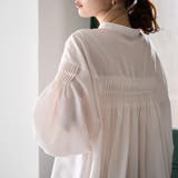 【再入荷 / 新色追加】ピンタックバンドカラーブラウス | coen【women】 | 詳細画像6