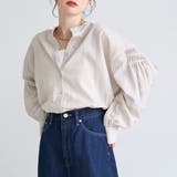 BEIGE | 【再入荷 / 新色追加】ピンタックバンドカラーブラウス | coen【women】