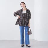 オンブレチェック シアーレギュラーシャツ | coen【women】 | 詳細画像15