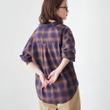 オンブレチェック シアーレギュラーシャツ | coen【women】 | 詳細画像20