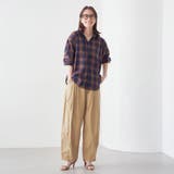 オンブレチェック シアーレギュラーシャツ | coen【women】 | 詳細画像22