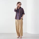 オンブレチェック シアーレギュラーシャツ | coen【women】 | 詳細画像23