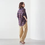 オンブレチェック シアーレギュラーシャツ | coen【women】 | 詳細画像25