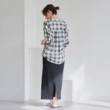 オンブレチェック シアーレギュラーシャツ | coen【women】 | 詳細画像8