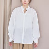 【イージーケア】2wayシャツ＿フリルネック | coen【women】 | 詳細画像2 