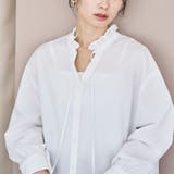 【イージーケア】2wayシャツ＿フリルネック | coen【women】 | 詳細画像5 