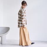 オンブレチェックライトネルレギュラーシャツ | coen【women】 | 詳細画像13
