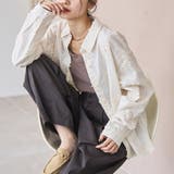 3D刺繍ロングスリーブシャツ | coen【women】 | 詳細画像2