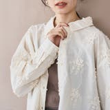 3D刺繍ロングスリーブシャツ | coen【women】 | 詳細画像6