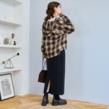 TRオンブレチェックフーディシャツ | coen【women】 | 詳細画像14 