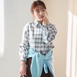 【スプリングカラー】ネルチェック レギュラーカラー長袖シャツ | coen【women】 | 詳細画像13