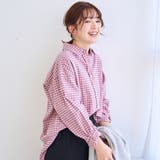 【スプリングカラー】ネルチェック レギュラーカラー長袖シャツ | coen【women】 | 詳細画像7