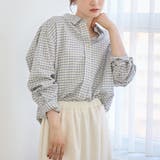 CREAM | 【スプリングカラー】ネルチェック レギュラーカラー長袖シャツ | coen【women】