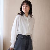 【イージーケア】フリルネックシャツ | coen【women】 | 詳細画像4 