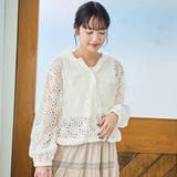 フラワーレースフーディシャツ | coen【women】 | 詳細画像4