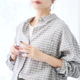 【新色登場】リネンレーヨンレギュラーカラーシャツ（インフルエンサー紹介アイテム） | coen【women】 | 詳細画像26 