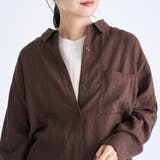 【新色登場】リネンレーヨンレギュラーカラーシャツ（インフルエンサー紹介アイテム） | coen【women】 | 詳細画像6 
