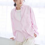 LT.PINK | 【新色登場】リネンレーヨンレギュラーカラーシャツ（インフルエンサー紹介アイテム） | coen【women】