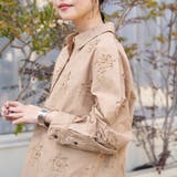 3Dフラワー刺繍 ロングスリーブシャツ | coen【women】 | 詳細画像11