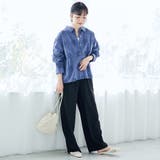 3Dフラワー刺繍 ロングスリーブシャツ | coen【women】 | 詳細画像12