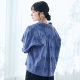 3Dフラワー刺繍 ロングスリーブシャツ | coen【women】 | 詳細画像15