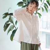 OFF WHITE | 【再入荷/新色登場】3Dフラワー刺繍 ロングスリーブシャツ | coen【women】