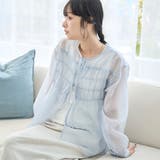 LT.BLUE | 【セットアイテム】シアーシャーリングシャツカーデセット | coen【women】